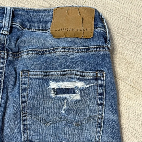 American Eagle Distressed Athletic Skinny Women's Jeans 28x30 - Picture 8 of 9